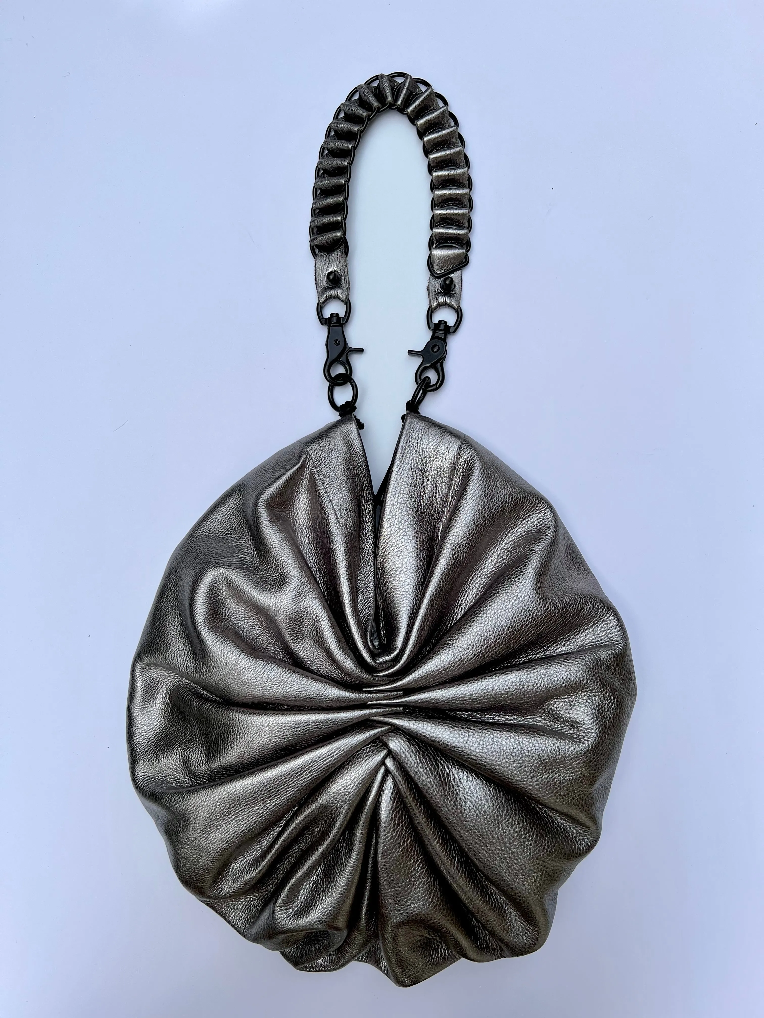 Large Metallic Caterpillar Bag